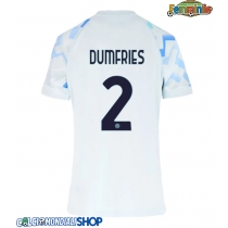 Maglie da calcio Inter Milan Denzel Dumfries #2 Seconda Maglia Femminile 2025-26 Manica Corta